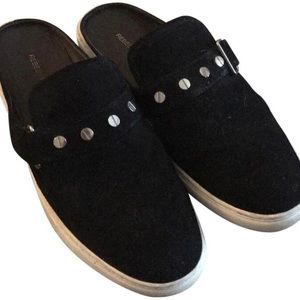 Rebecca Minkoff studded mules slides